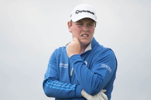 Glencruitten's Robert MacIntyre , pictured during the final of this year's Amateur Championship  at Royal Porthcawl in Bridgend, Wales, will put his skills to use for his country.  Picture: Matthew Horwood/Getty
