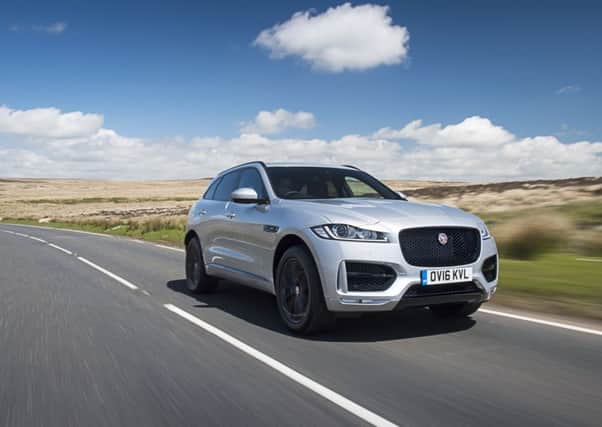 From outside the 2-litre engine sounded coarse and a car as good looking as the Jaguar F-Pace deserves better