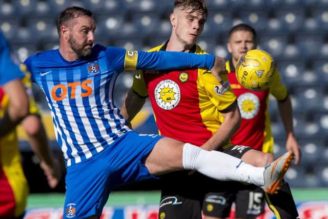 Kilmarnock's Kris Boyd has been left 'sickened' by Joey Barton's behaviour. Picture: SNS