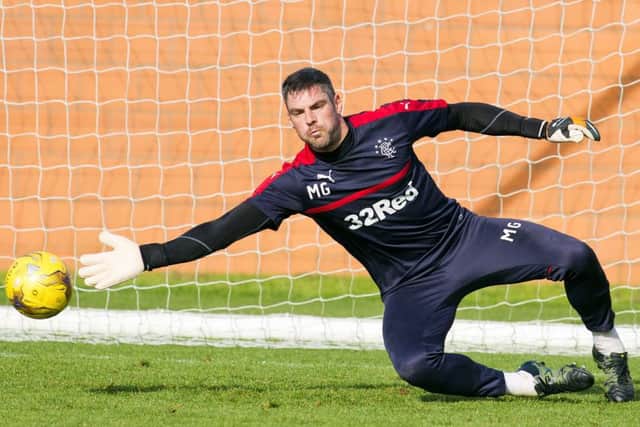 Matt Gilks will be Rangers' goalkeeper for the duration of their League Cup run this season. Picture: Kirk O'Rourke/Rangers FC/PA