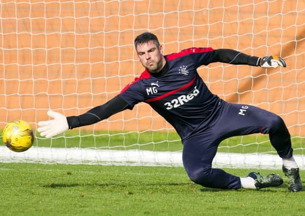 Matt Gilks will be Rangers' goalkeeper for the duration of their League Cup run this season. Picture: Kirk O'Rourke/Rangers FC/PA