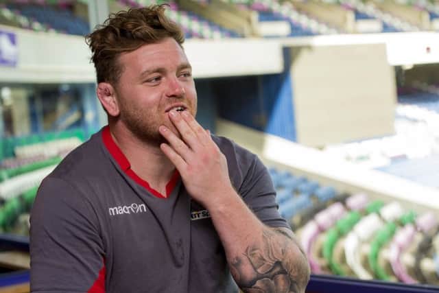 Edinburgh Rugby's Kevin Bryce has made the switch from hooker to tighthead prop. Picture: Gary Hutchison/SNS/SRU