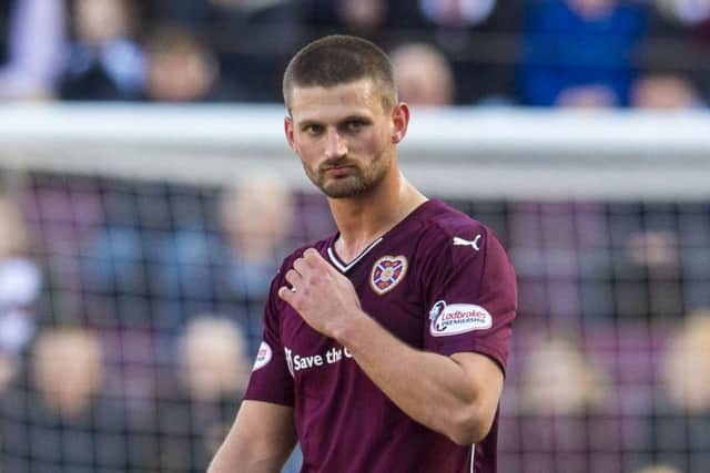 Perry Kitchen has been made the new club captain at Hearts. Picture: SNS