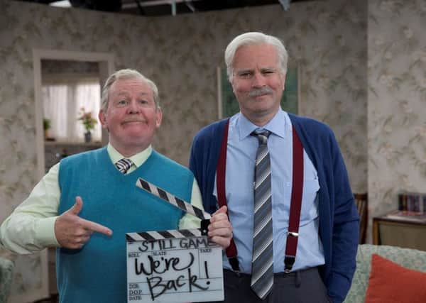 Ford Kiernan as Jack Jarvis and Greg Hemphill as Victor McDade. Picture: Contributed