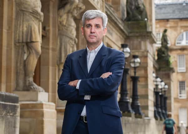 Peter Barron, Google UK vice-president of communications, visited the Mitchell Library to launch the tech giant's latest Digital Garage. Picture: John Devlin/TSPL