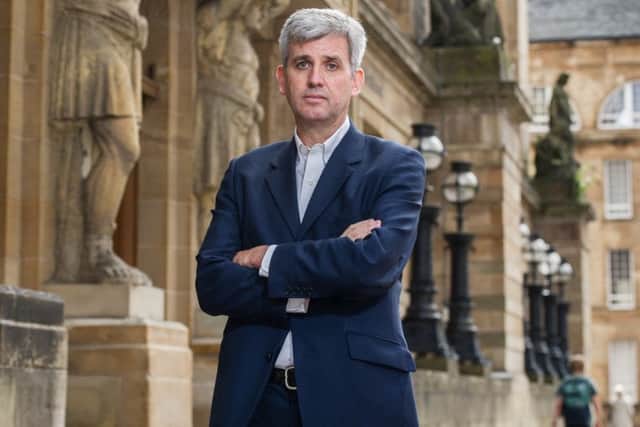 Peter Barron, Google UK vice-president of communications, visited the Mitchell Library to launch the tech giant's latest Digital Garage. Picture: John Devlin/TSPL