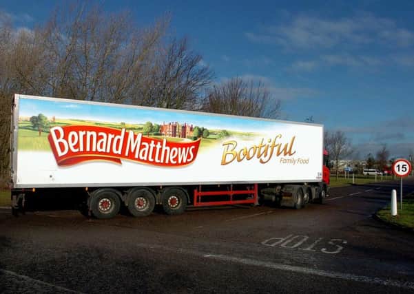 Turkey meat producer Bernard Matthews has been acquired in a deal that will safeguard 2,000 jobs. Picture: Chris Radburn/PA Wire