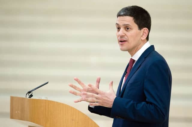 David Miliband has criticised Corbyn Picture: Leon Neal/PA Wire
