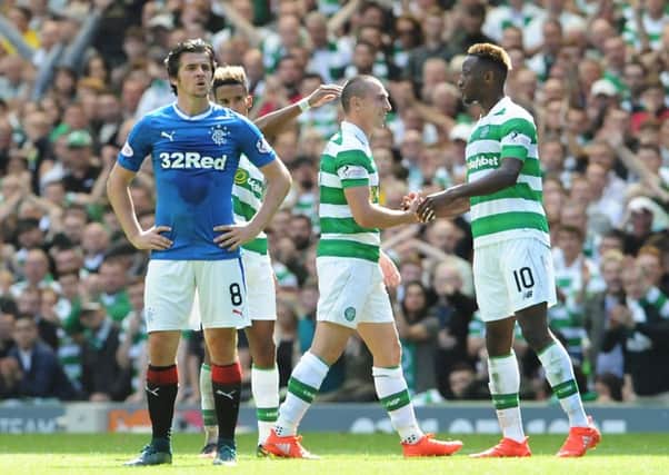 Joey Barton's first experience of the Old Firm derby ended in a 5-1 defeat but he wants the chance to face Celtic again. Picture: John Devlin