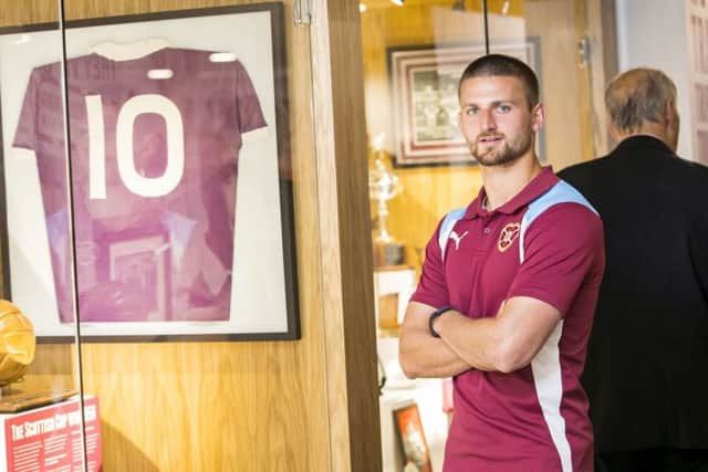 New Hearts captain Perry Kitchen. Picture: Roddy Scott/SNS