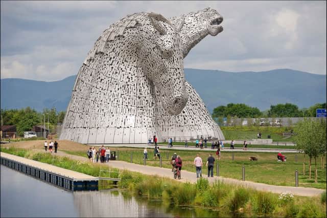 The Kelpies were given the Pioneer Award at the inaugural event. Picture: Peter Sandground