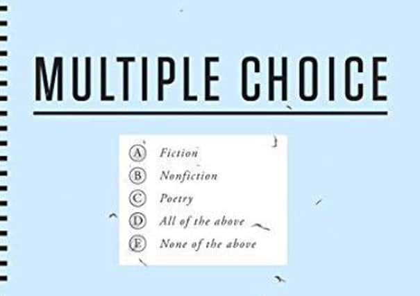 Multiple Choice, by Alejandro Zambra