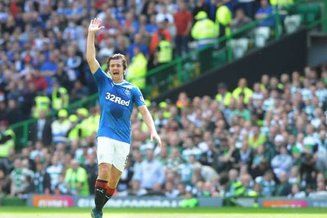 Rangers' Joey Barton is in the running for a literary prize. Picture: John Devlin