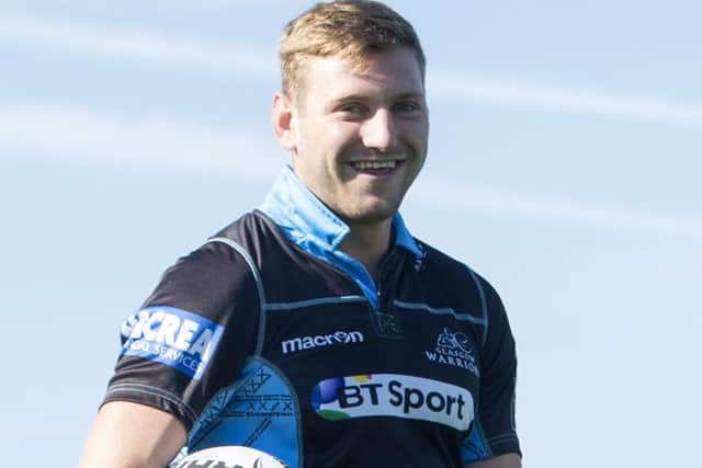Glasgow Warriors' Finn Russell in training before Friday's game. Picture: SNS