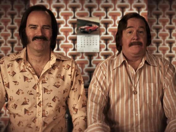 Greg Hemphill and Ford Kiernan took Jack and Victor back in time to record a new title sequence for Still Game.