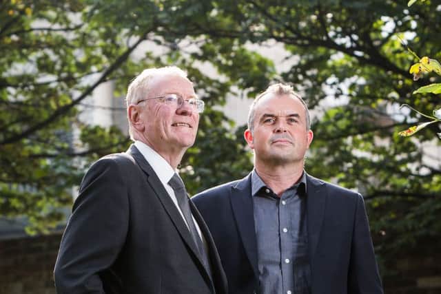 Jock Millican, left, and Fraser Lusty of Equity Gap. Picture: Contributed