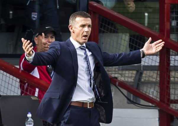 Jim McIntyre was impressed by Hearts display in the defeat against St Johnstone. Picture: SNS