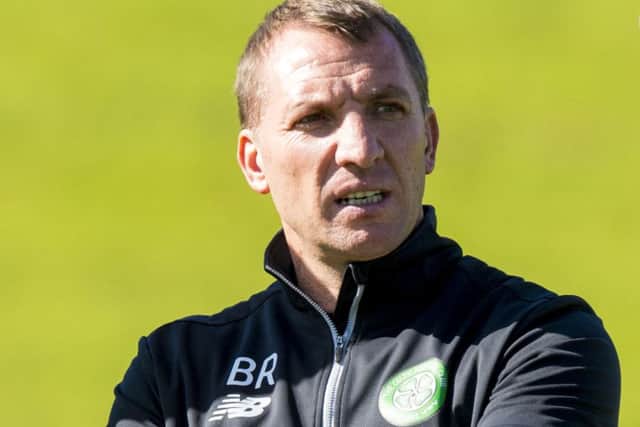 Celtic manager Brendan Rodgers wants to win every domestic trophy this season. Picture: SNS.