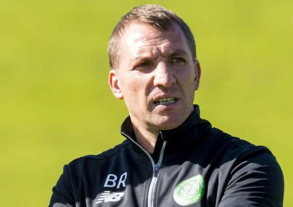 Celtic manager Brendan Rodgers wants to win every domestic trophy this season. Picture: SNS.