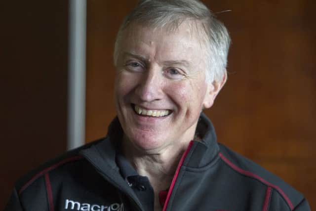Edinburgh head coach Alan Solomons at Murrayfield. Picture: Ian Rutherford