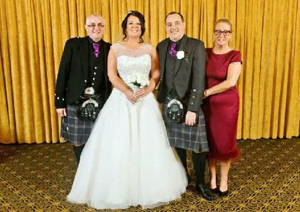 left-right James Laurie (Mary's husband), Michelle Colquhoun, Martin Colquhoun (Mary's son) and Mary Laurie, also known as Marie.
Picture: PA Wire