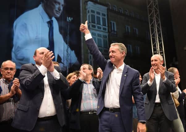 Acting Prime Minister Mariano Rajoy's conservative Popular Party maintained its absolute majority in Galicia and limited its losses in the Basque Country. Picture; Getty