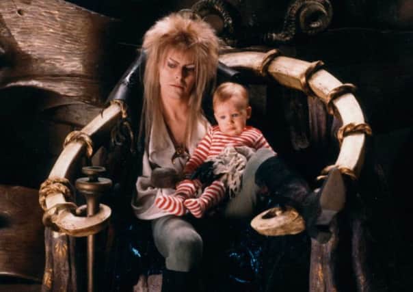 David Bowie as Jareth the Goblin King in the 1986 cult classic Labyrinth.
Pic: PA