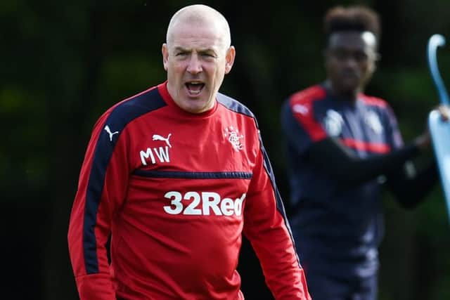 Rangers manager Mark Warburton. Picture: Craig Foy/SNS