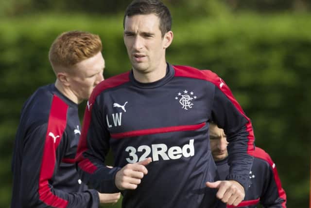 Rangers captain Lee Wallace in training. Picture: Craig Foy/SNS