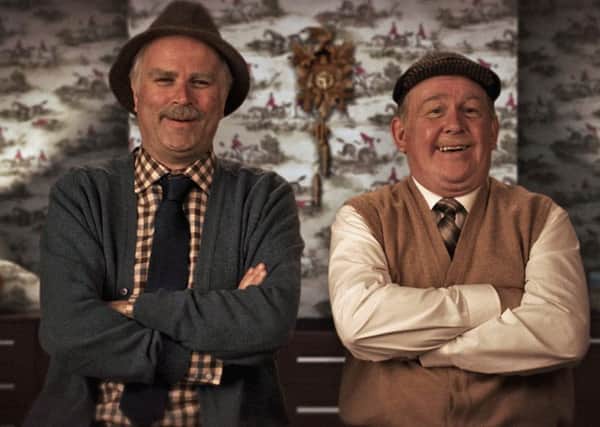 Jack Jarvis, played by Ford Kiernan, and Victor McDade, played by Greg Hemphill, in Still Game.
Picture: Alan Peebles/BBC Scotland/PA Wire