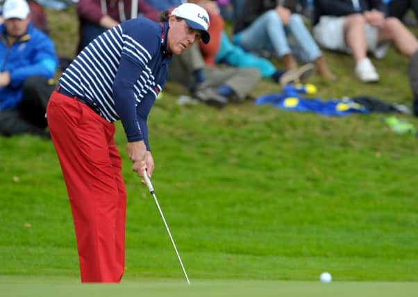 Phil Mickelson was in the American team that lost in Gleneagles last time. Picture: Jane Barlow.