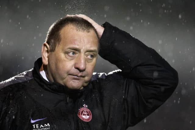 Jimmy Calderwood had a winning record against Rangers during his five-year reign.