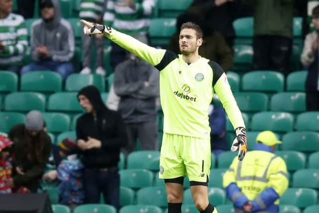 Celtic goalkeeper Craig Gordon played the second half against Kilmarnock. Picture: Jane Barlow/PA Wire