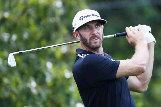 Dustin Johnson in action in the third round of the Tour Championship in Atlanta. Picture: Getty Images