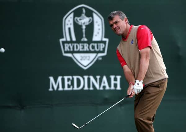Paul Lawrie likened the Ryder Cup away from home to a football crowd. Picture: Getty