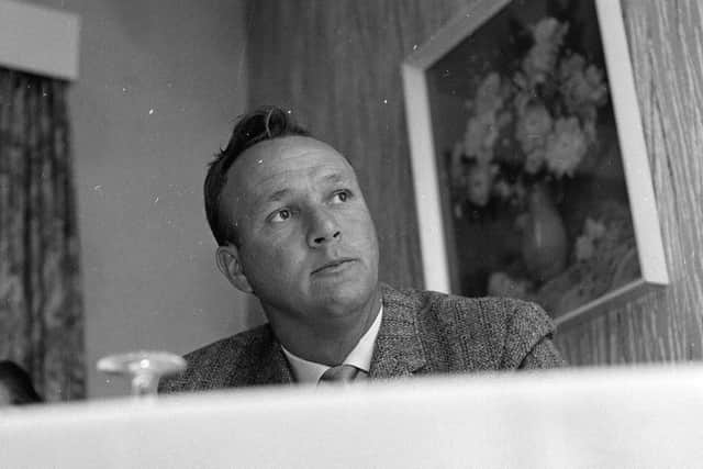 Arnold Palmer at a press conference in Renfrew in 1964.