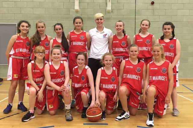 The Lady Rocks under-14 basketball team, which has been entered into the Regional District League. Picture: Contributed