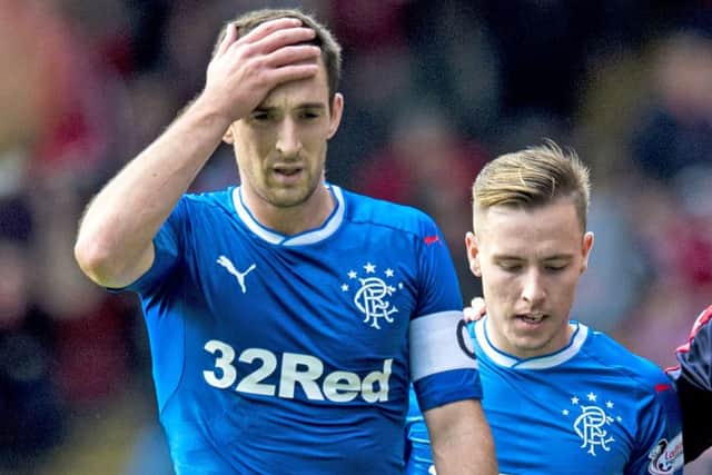 Rangers slipped out of the top six after Sunday's match. Picture: SNS