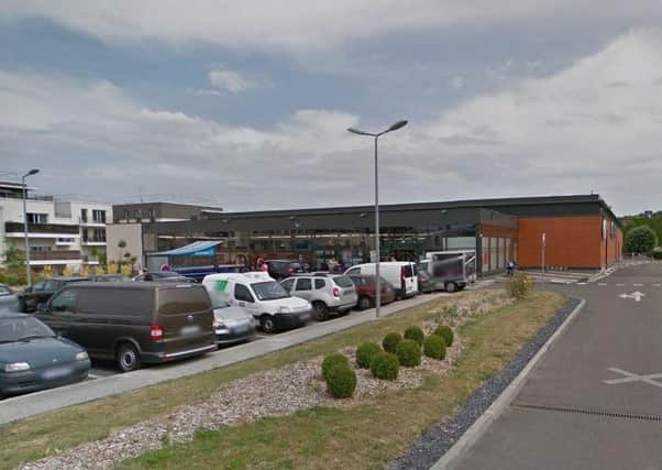 The shooting happened at Super U in Le Port Marly in the West of Paris. Picture; Google
