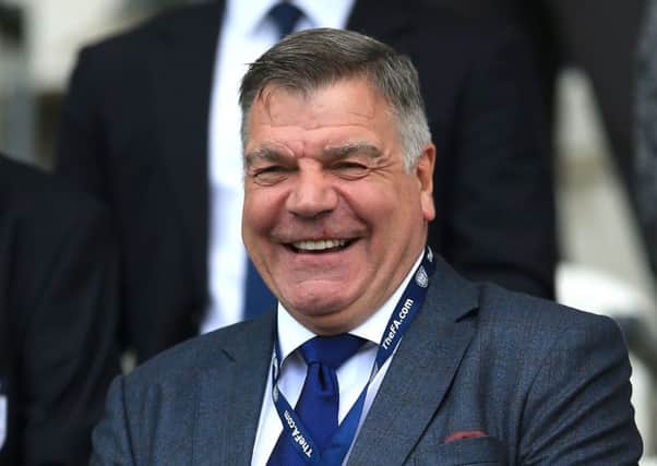Sam Allardyce was filmed appearing to advise businessmen on how to sidestep an outlawed player transfer practice, as part of a newspaper investigation. Picture: PA
