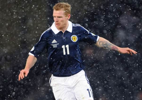 Chris Burke has seven caps for Scotland. Picture: Ian Rutherford