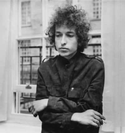 Bob Dylan at a press conference in London in 1966. Picture: Getty Images