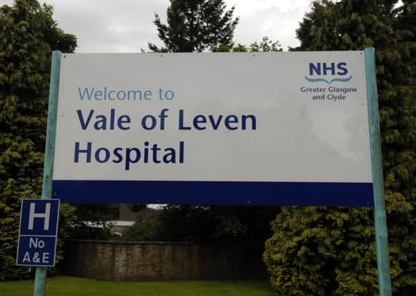 Vale of Leven Hospital, Alexandra is one of the hospitals to be discussed. Picture by Donald MacLeod