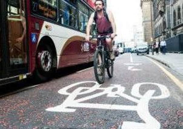 Cycling in Scotland fell last year to 1.2 per cent of journeys. Picture: Ian Georgeson