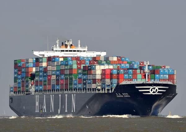 Numerous Hanjin ships have been stranded since the company encountered financial troubles. Picture; Getty