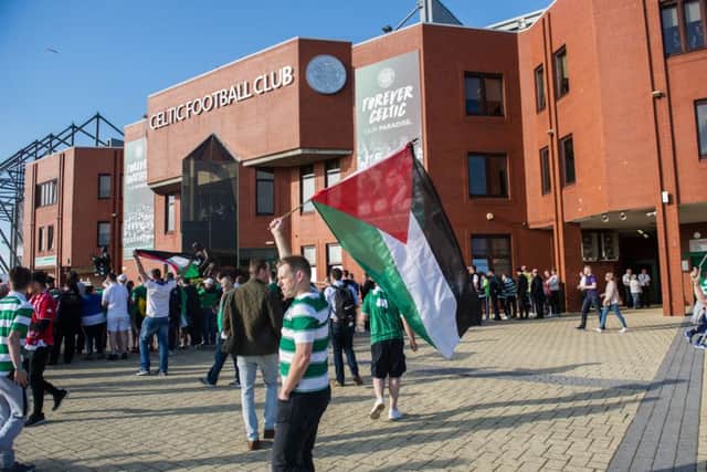 Celtic fans to raise funds for food bank at Parkhead prior to Inverness match. Picture: John Devlin