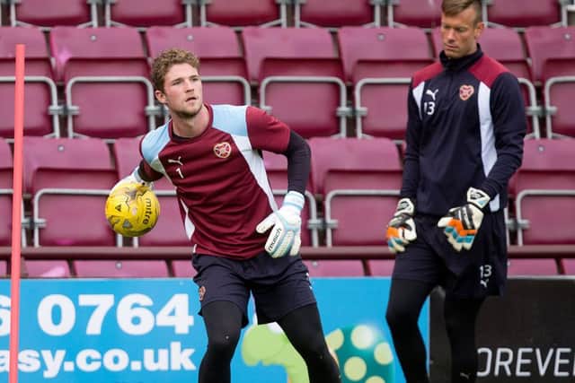 Hearts goalkeeper Jack Hamilton has been included in Gordon Strachan's Scotland squad. Picture: Graham Stuart/SNS