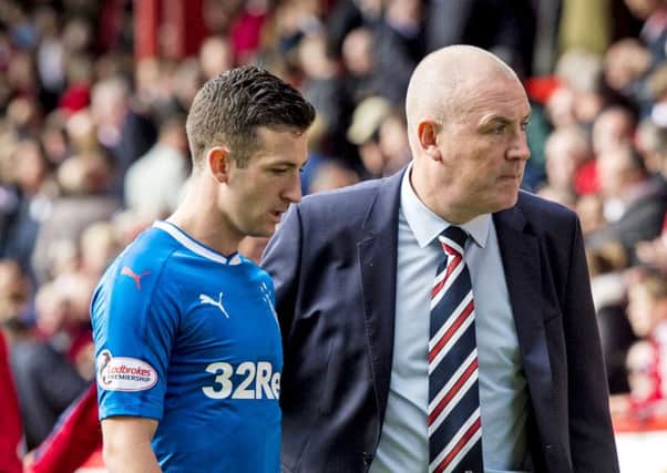 Jason Holt knows Rangers have to start racking up wins. Picture: SNS
