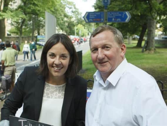 Alex Rowley, pictured with Kezia Dugdale, now rules out a second referendum