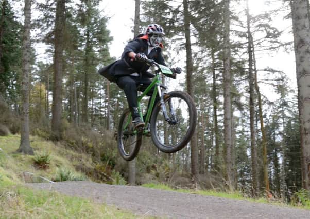 p to 350 riders in varying states of fancy dress will head to the hills of Deuchney and Kinnoull to enjoy six timed stages on some of Scotlands finest mountain bike trails. Picture: Ian Potter